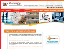 Tablet Screenshot of mumukshuhealthcare.com